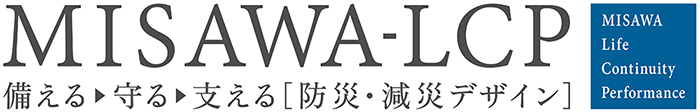 防災・減災デザイン「MISAWA-LCP」ロゴ